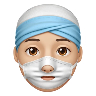 nose with a bandage on it
more closeup on the nose itself sticker