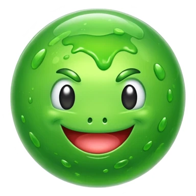 Slime en sphère sticker