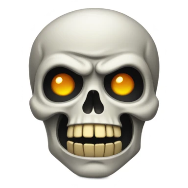 Angry skeleton  sticker