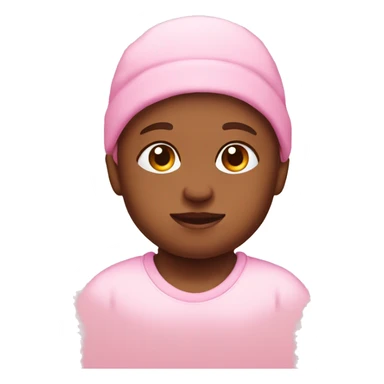 baby pink emoji sticker