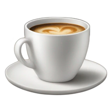 A cup of coffee on the table sticker