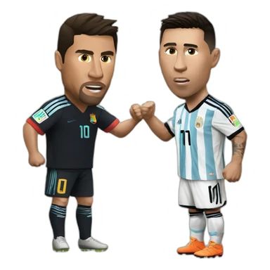 Last-confrontation-Ronaldo-Messi  sticker