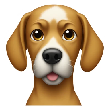 Dog with a Nike ski mask sticker