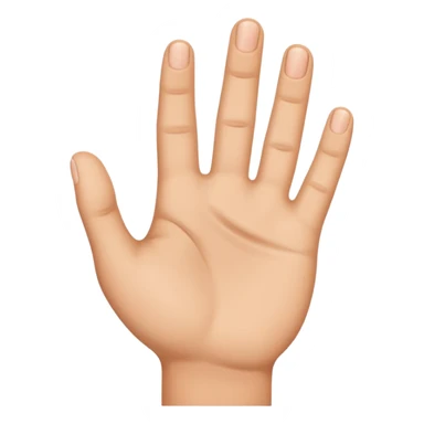 Mano abierta  sticker