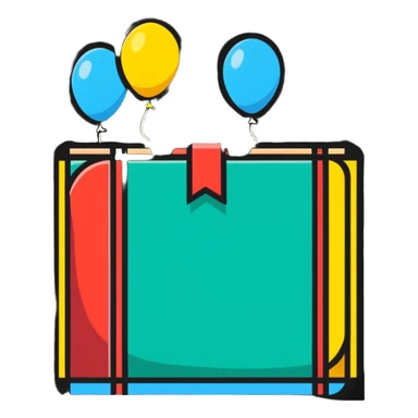 happy day celebration sticker