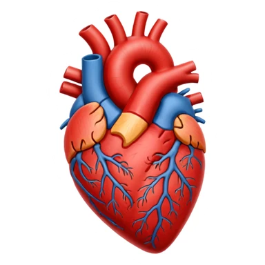 Anatomy heart  sticker