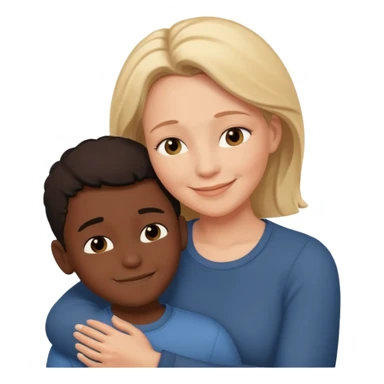 love from a white mother to adult black son sticker