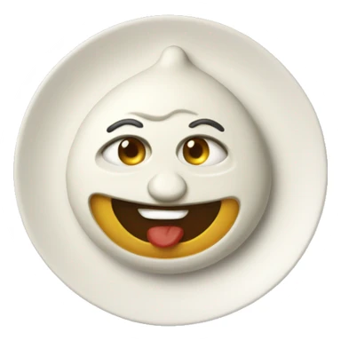 khinkali on a plate sticker