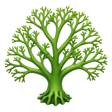 green Coral sticker