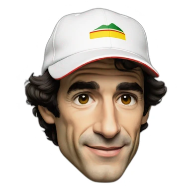Ayrton Senna f1 sticker