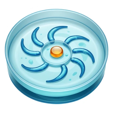 pathology-themed petri dish sticker