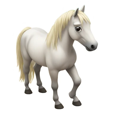 Horse on a beach sticker