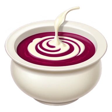 soup from beetroot sticker