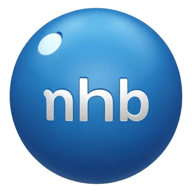 Blue Ball with MB written on it sticker