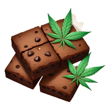 weed brownies sticker