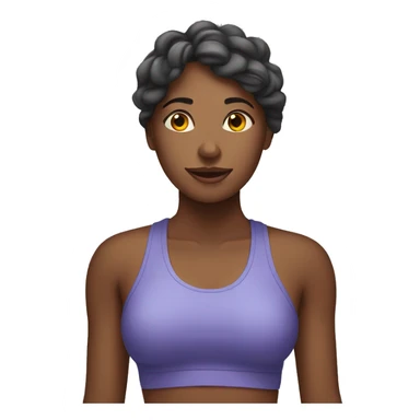 Woman at the gym sticker