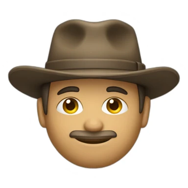 gaucho programmer not without hat and writing code on a computer sticker