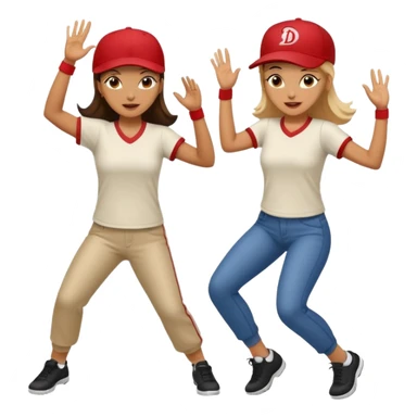 Please add 👯‍♀️ and 🧢 sticker