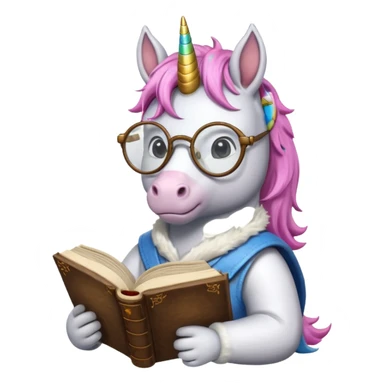 Unicorns read book
A scholar unicorn wearing round glasses, reading a thick ancient tome.












 sticker