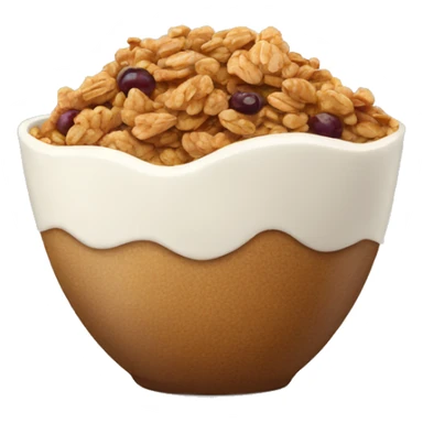 a serving of granola sticker