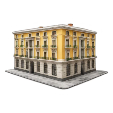 Building schweppes madrid spain sticker