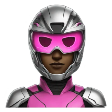cyberpunk power ranger sticker