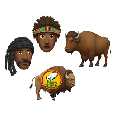 Chiefs with a Buffalo  sticker