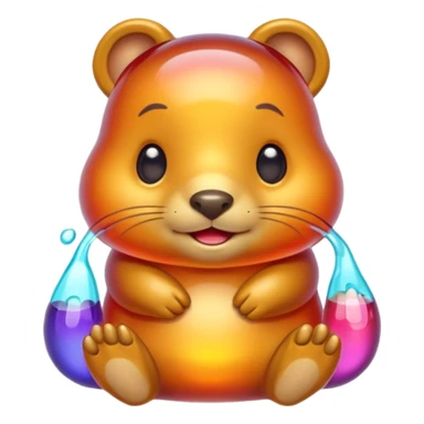 jelly gopher sticker