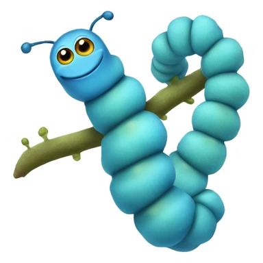 absolem blue catepillar sticker