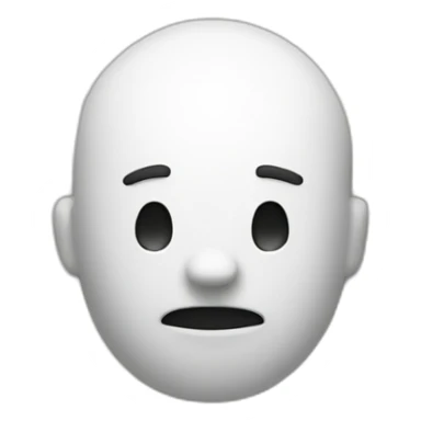 bumping head on wall sticker