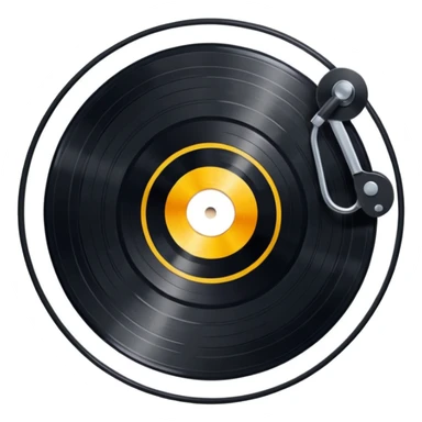 Vinyl record sticker