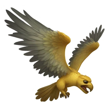 cool winged animal hybrid  sticker