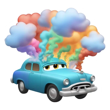 car that farts sticker