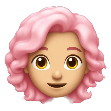 Corazón rosa pastel sticker