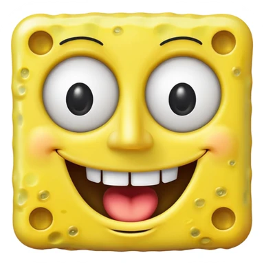Make a SpongeBob emoji sticker