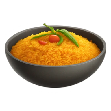 sambhar rice in a bowl sticker