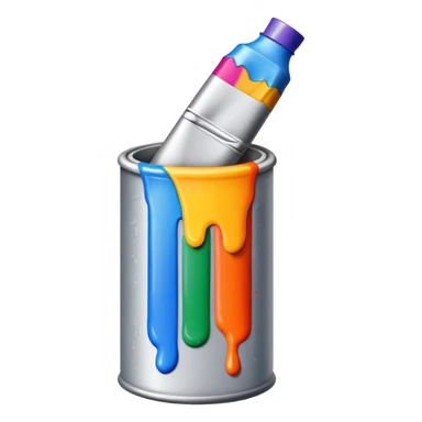 tube of paint sticker