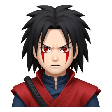 Madara Uchiha reanimated angry face sticker