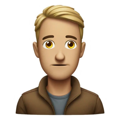 guy keeping his eyes peeled on the lookout for something sticker