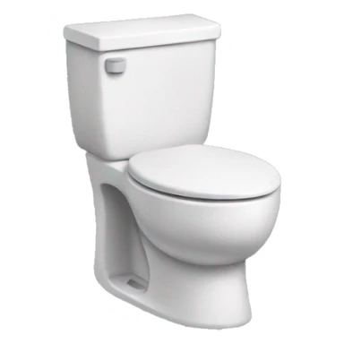 toliet with head sticking out sticker