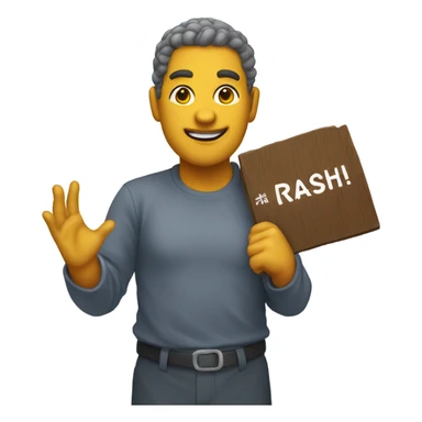 God holding a sign that says don’t crash out sticker