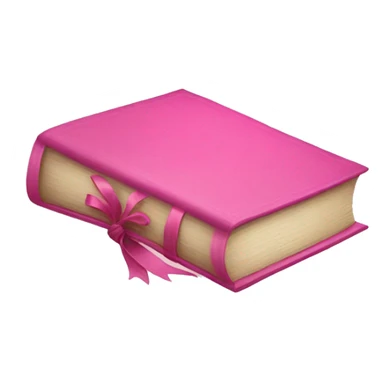 pink book sticker