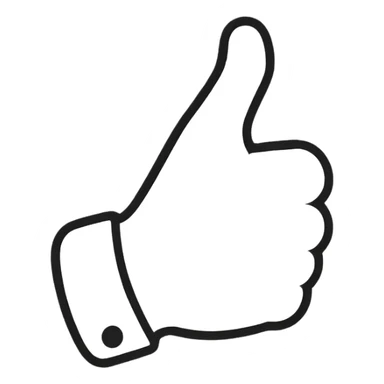 thumbsupusing  lines sticker