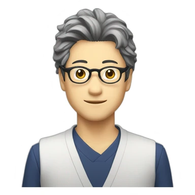 gojo satoru whit glasses sticker