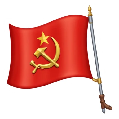 Je veux le drapeau de l'URSS en emojis  sticker