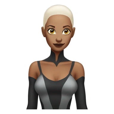 spider woman no hair sticker