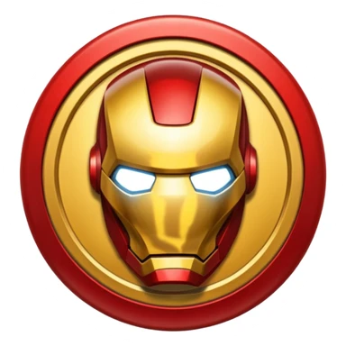 Iron man logo  sticker