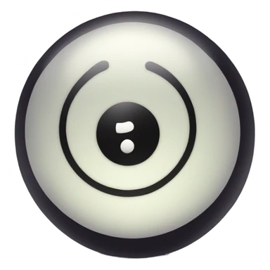 Magic eight ball sticker