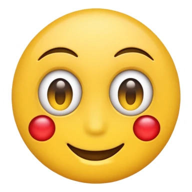 Emoji with only one eye. In that eye , there is ❤️ sticker