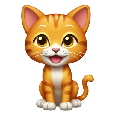 Cheetoh Cat Full Body sticker